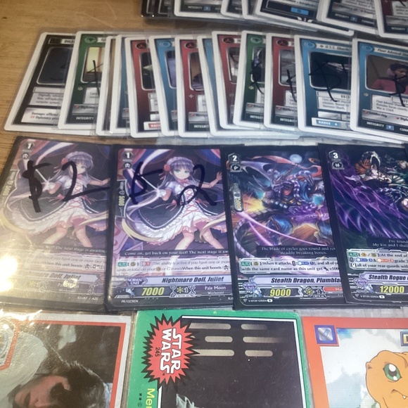 78 CCG and TCG cards lot with Star Trek Digimon street fighter and more - Picture 4 of 16